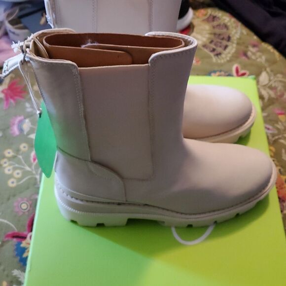 Sam Edelmon Woman GENIA IVORY BOOTS 8M - Picture 2 of 6